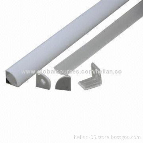 Hot selling LED aluminum corner profile, enables construction of individual lamp designs